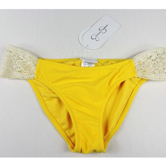 jessica simpson yellow swimsuit